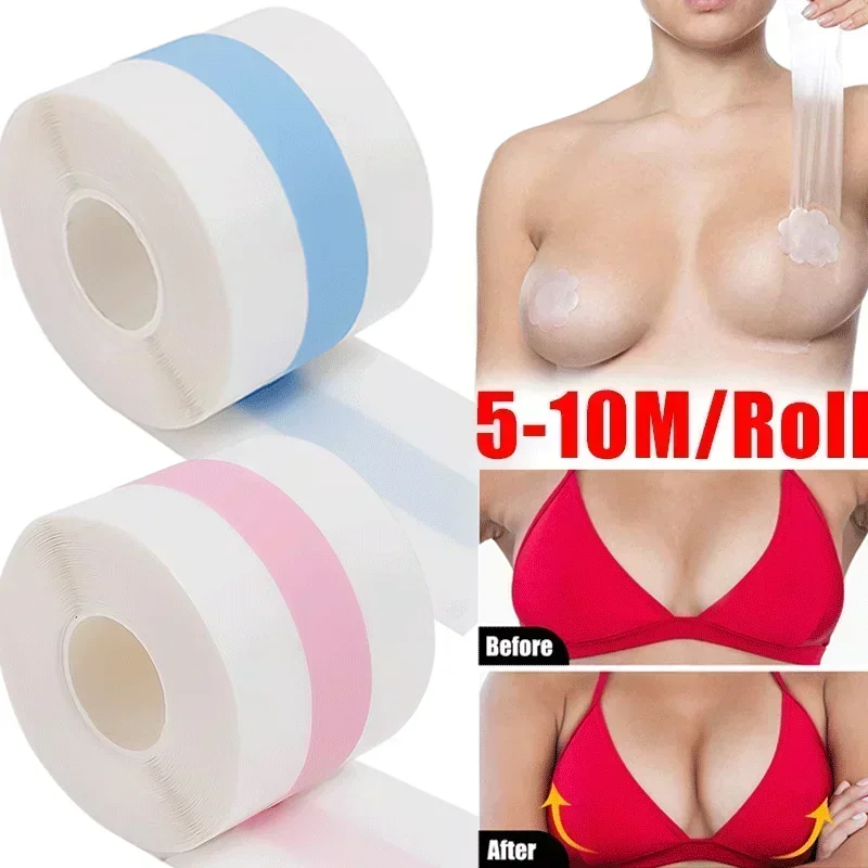Clear Boob Tape Adhesive Breas - Silicone Bra Adhesive review and price