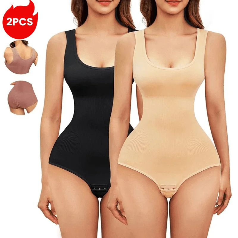 2pcs Body Shapewear For Women  - Shapewear Bodysuit Firm review and price