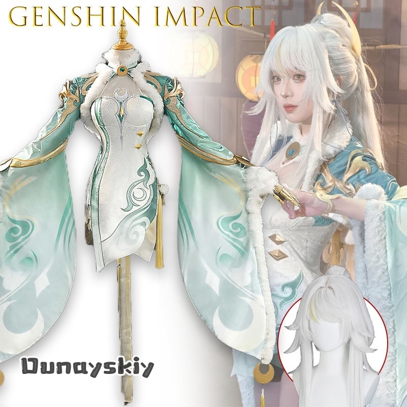 Genshin Impact Zi Bai An Everl - Robe Silk Women review and price