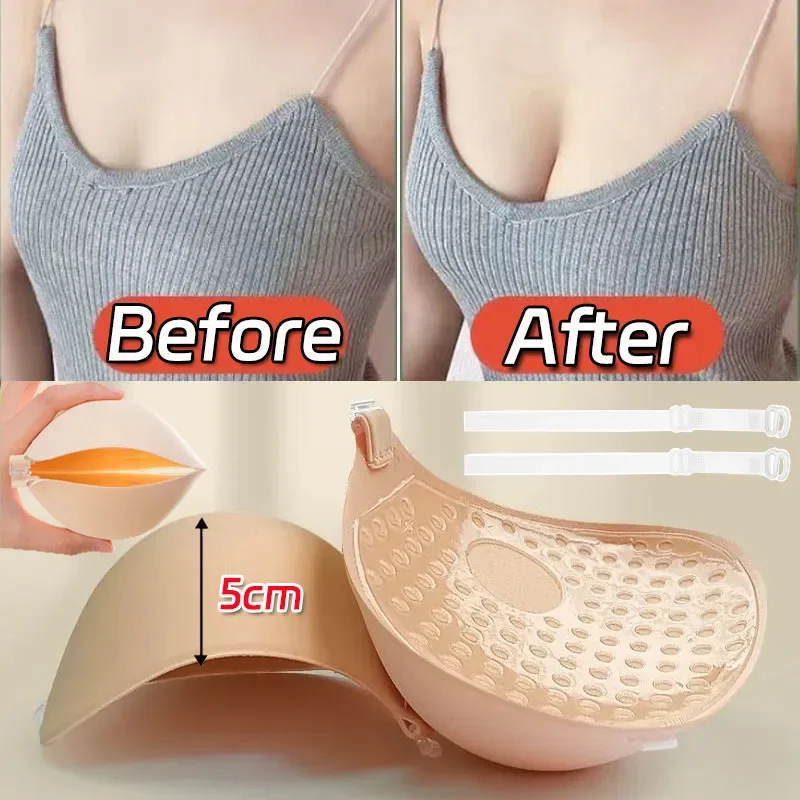 5cm Thicken Silicone Breast St - Push Up Bra Padded review and price