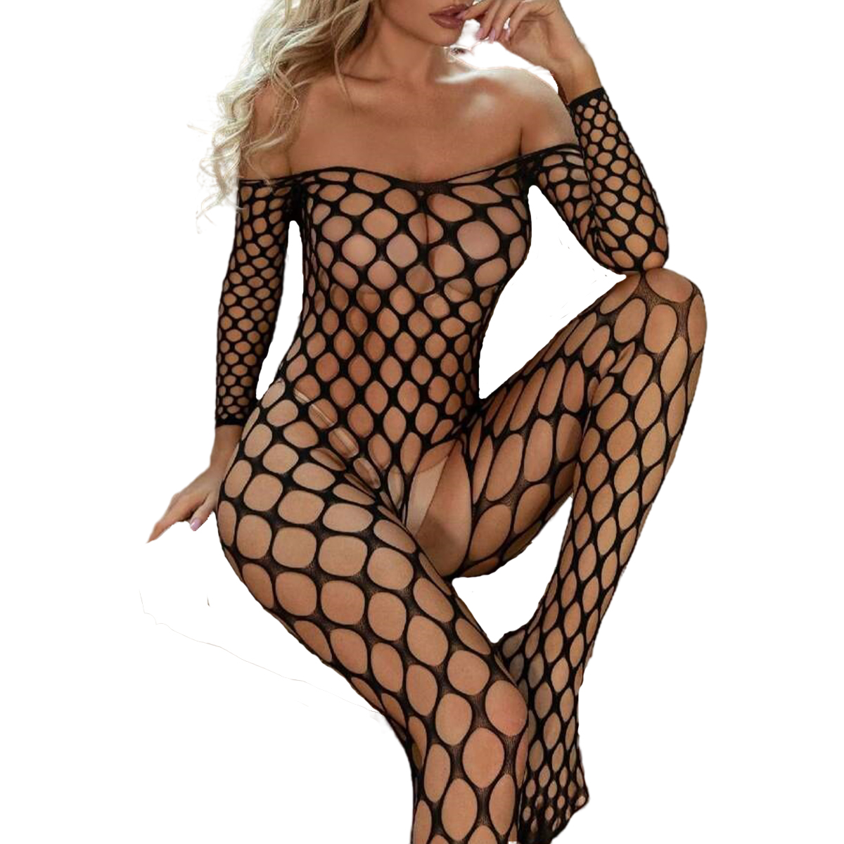 Sexy Lingerie Women Hollow Bod - Bodystocking Fishnet review and price