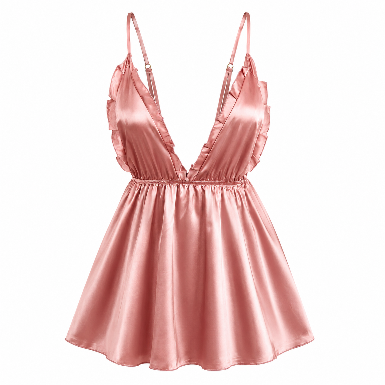Satin Babydoll Nightgown for W - Babydoll Chemise Night review and price