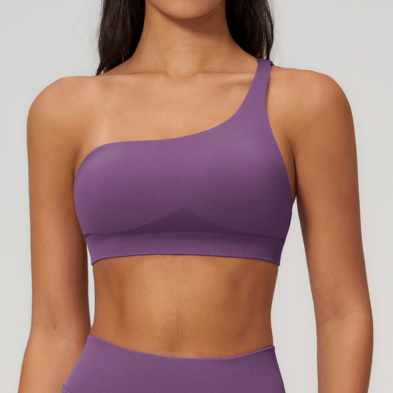 Spring Single-Shoulder Sporty  - Sports Bra High Impact review and price