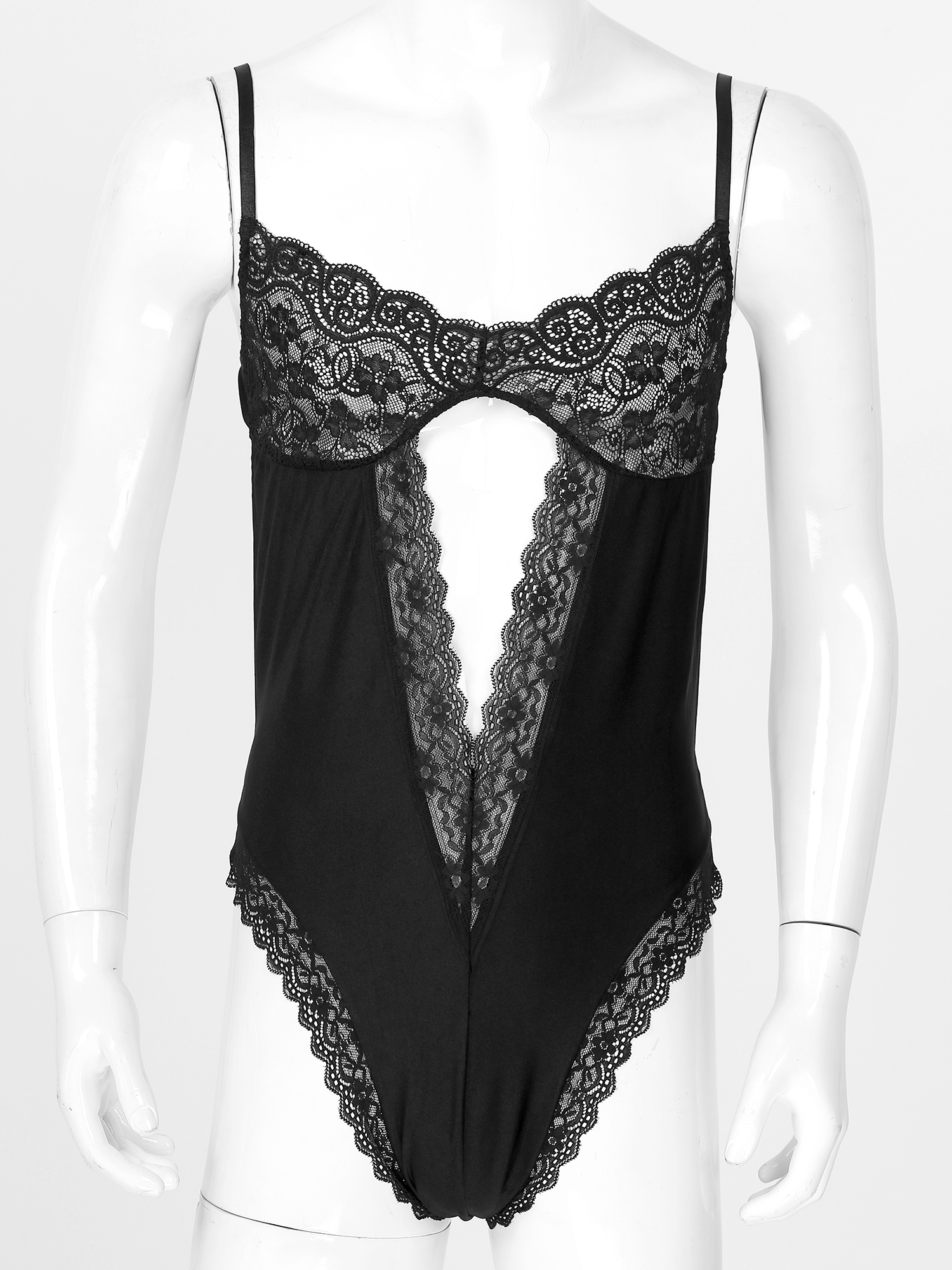 Men Sexy Bodysuit Lingerie Gay - Lace Teddy Lingerie review and price