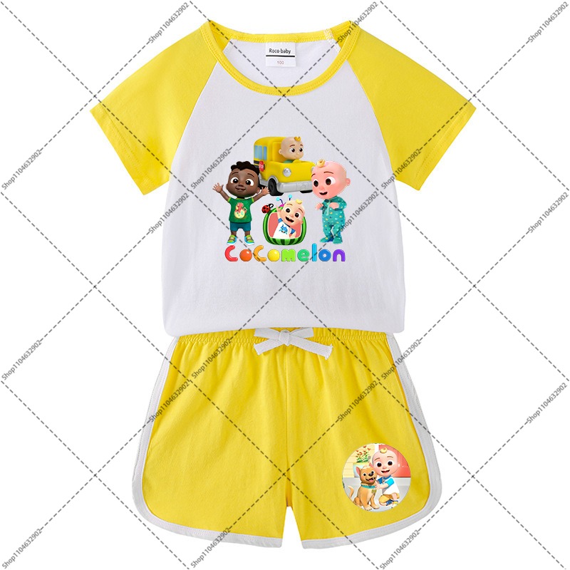 2PCS Cocomelons Kids T-shirts  - Boyshort Underwear review and price