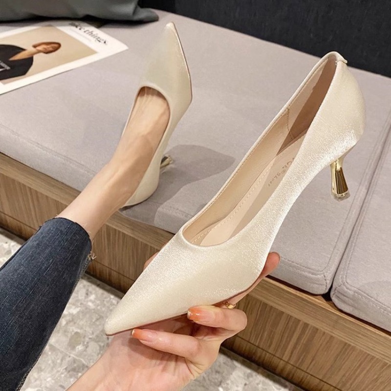 Women's Slip-On Satin Heels ,  - Slip Dress Satin review and price