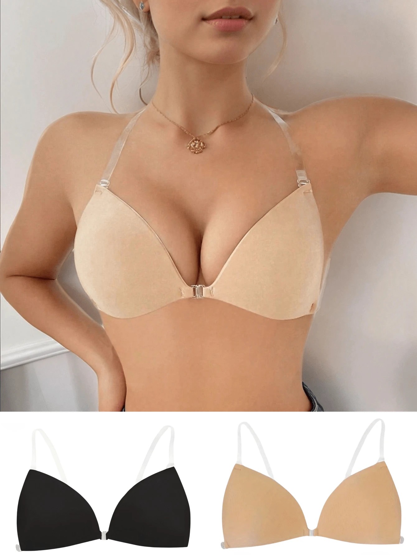 Sticky Bra for Women Backless  - Silicone Bra Adhesive review and price