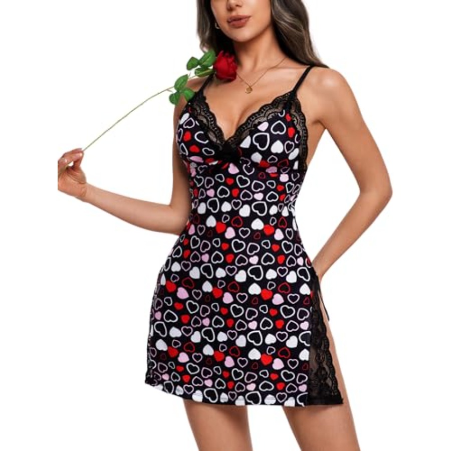 Night Gowns for Women V Neck L - Babydoll Chemise Night review and price