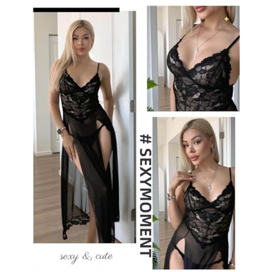 Avidlove Women Lingerie Dress  - Babydoll Chemise Night review and price