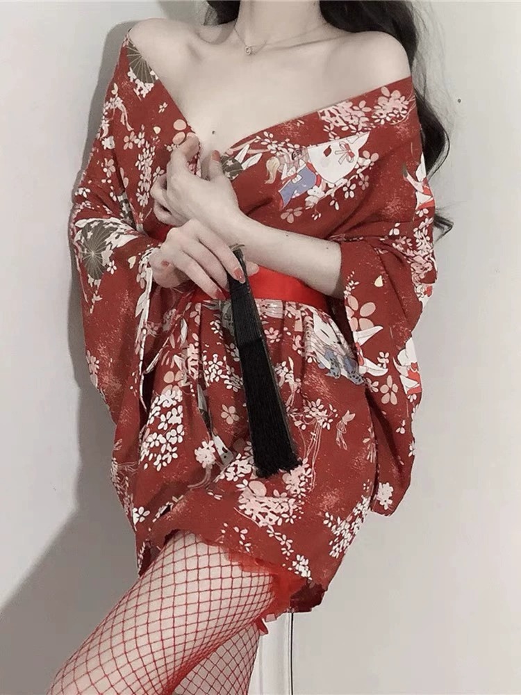 Sex Japanese Kimono Sexy Sleep - Robe Silk Women review and price