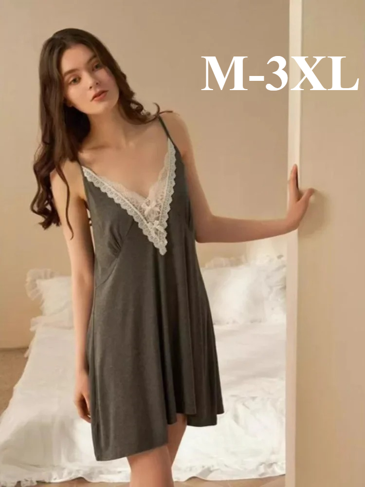 Large Size Sexy Suspender Nigh - Babydoll Chemise Night review and price