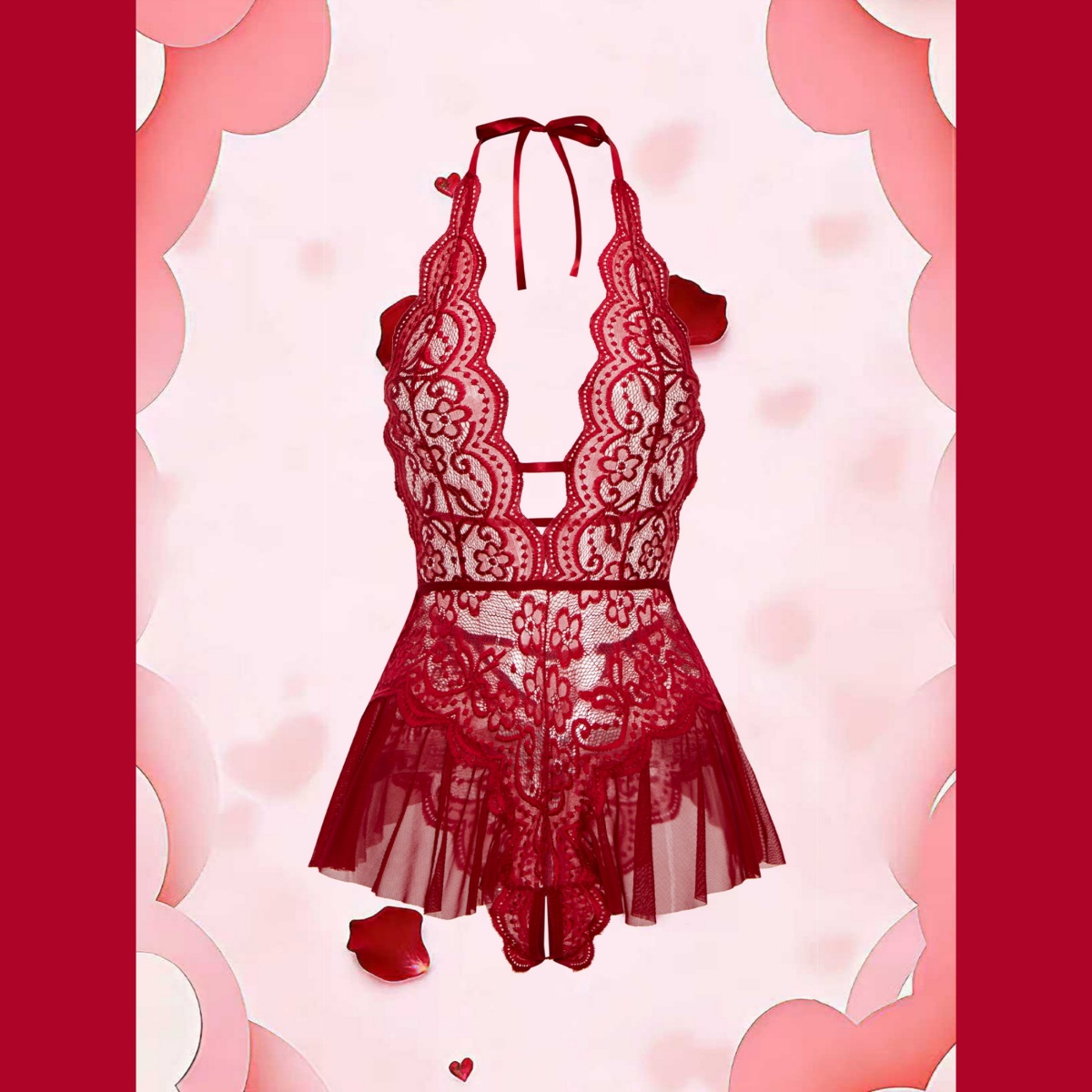 Erotic Crotchless Hot Lingerie - Lace Teddy Lingerie review and price