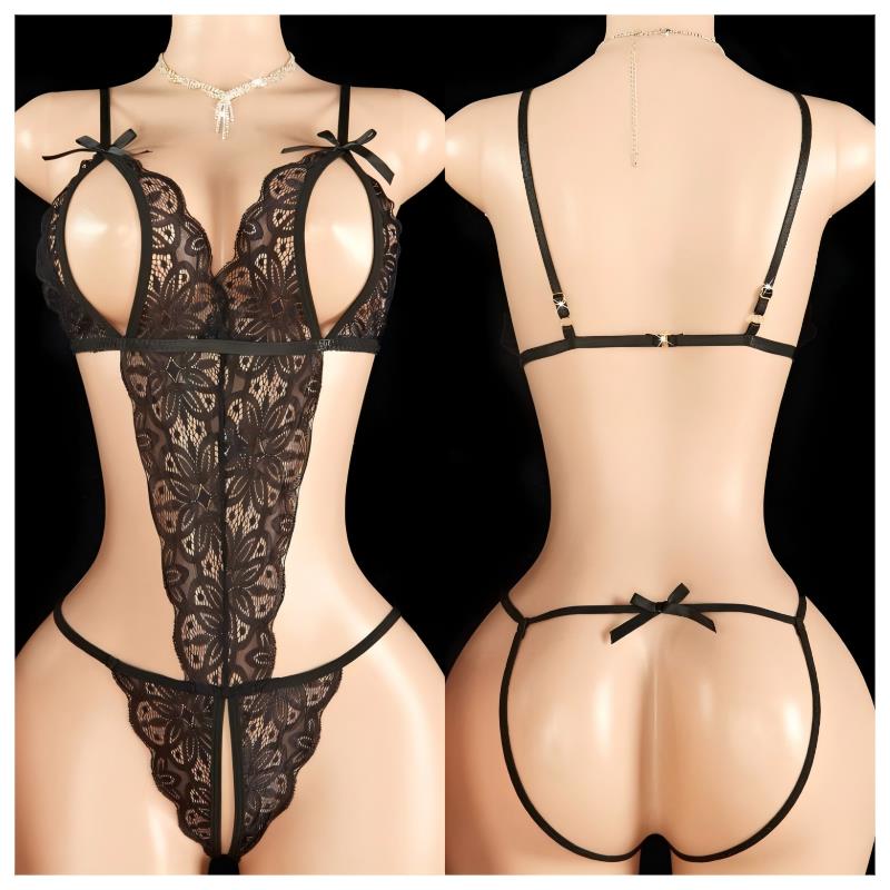 Open Bra Lingerie Set Erotic U - Bodystocking Fishnet review and price