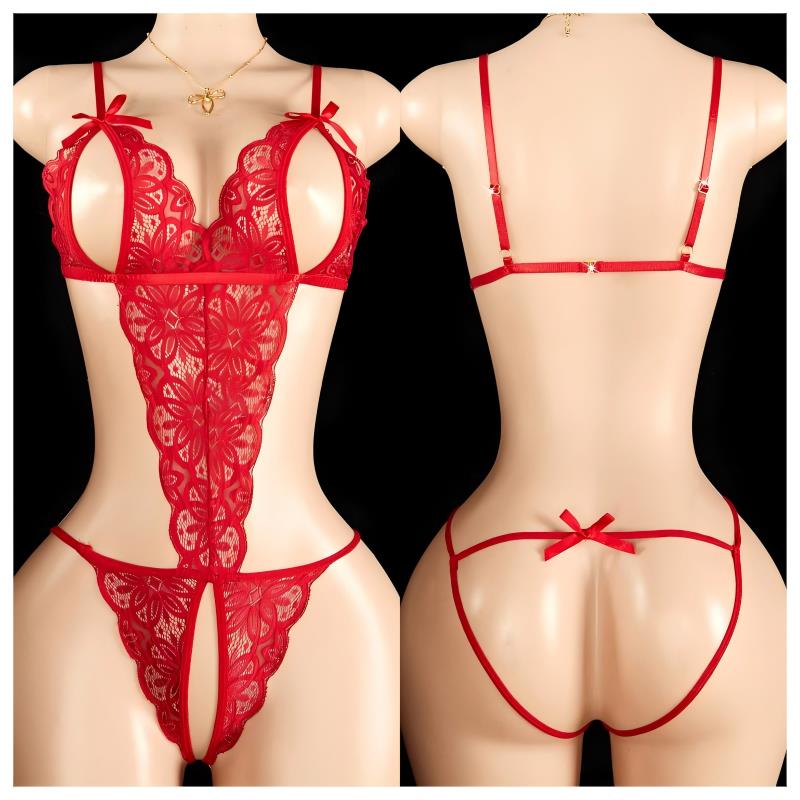 Open Bra Lingerie Set Erotic U - Bodystocking Fishnet review and price