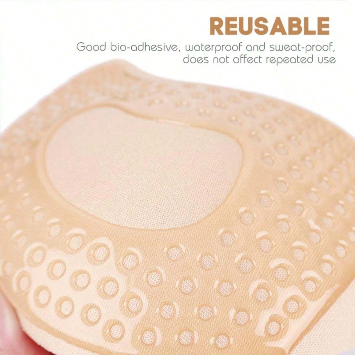 2 Pairs Mango-shaped Silicone  - Silicone Bra Adhesive review and price