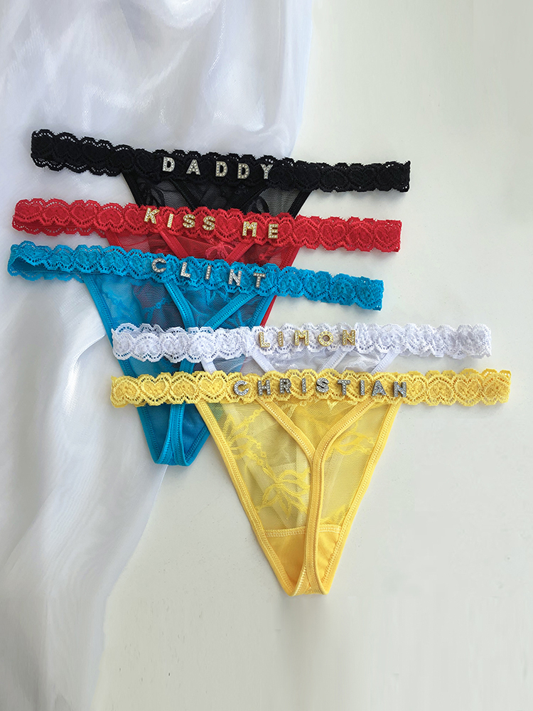 Custom Thong Panties with Name - Thong Bikini Women review and price