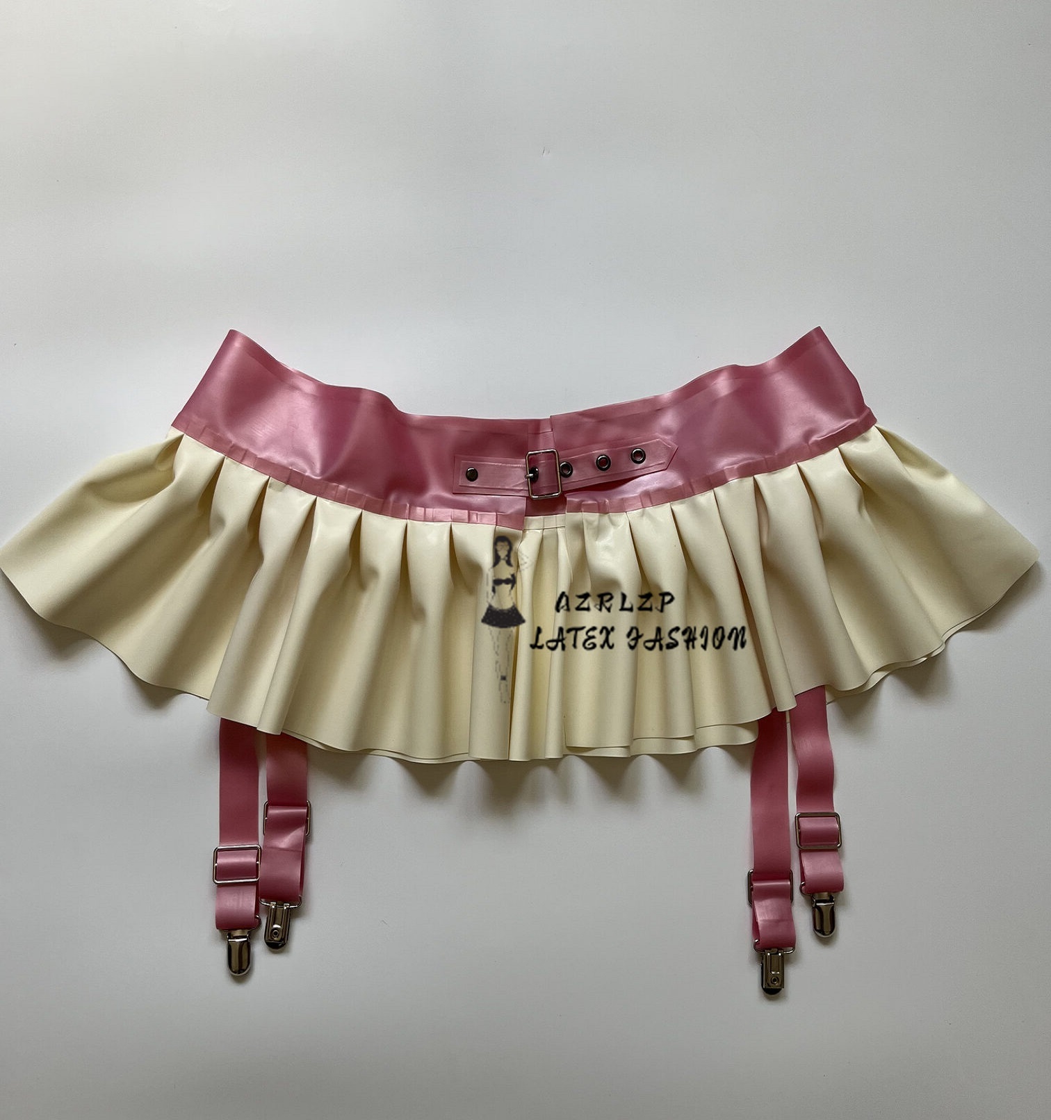 Metallic Powder and White Wome - Garter Belt Set review and price