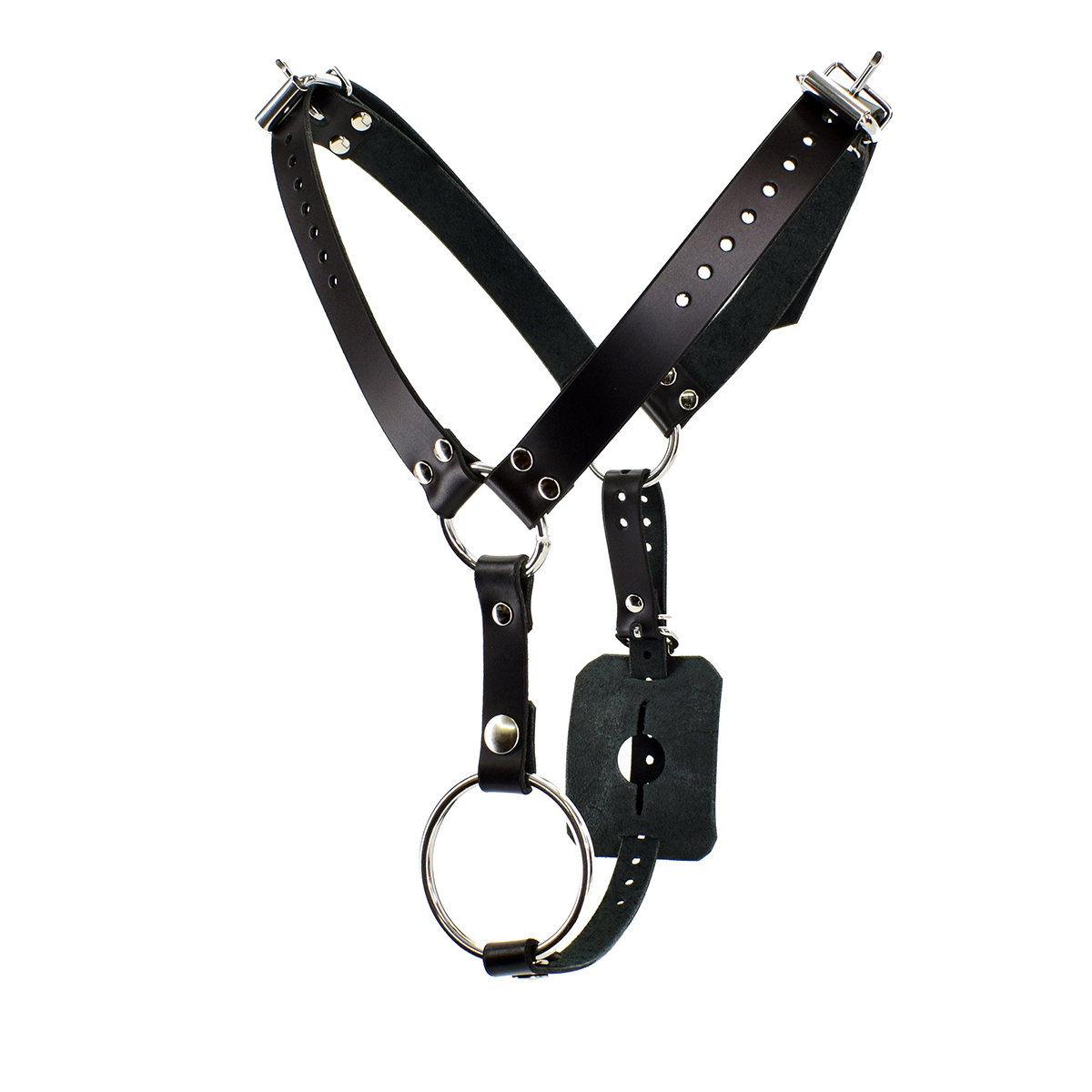 Sexy Leather Butt Plug Bondage - Garter Belt Set review and price