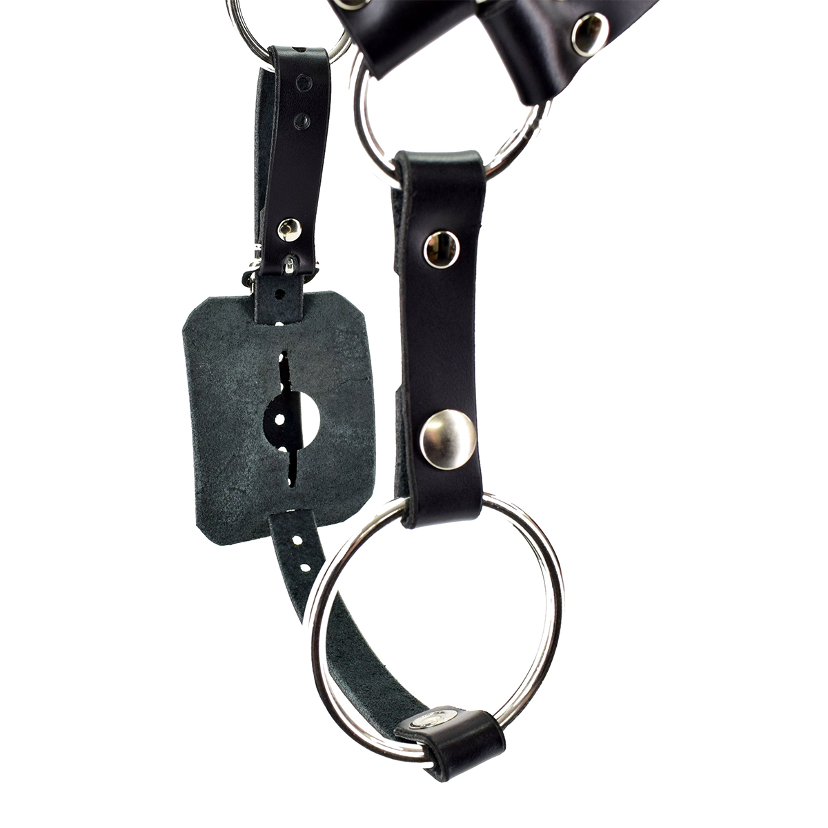 Sexy Leather Butt Plug Bondage - Garter Belt Set review and price