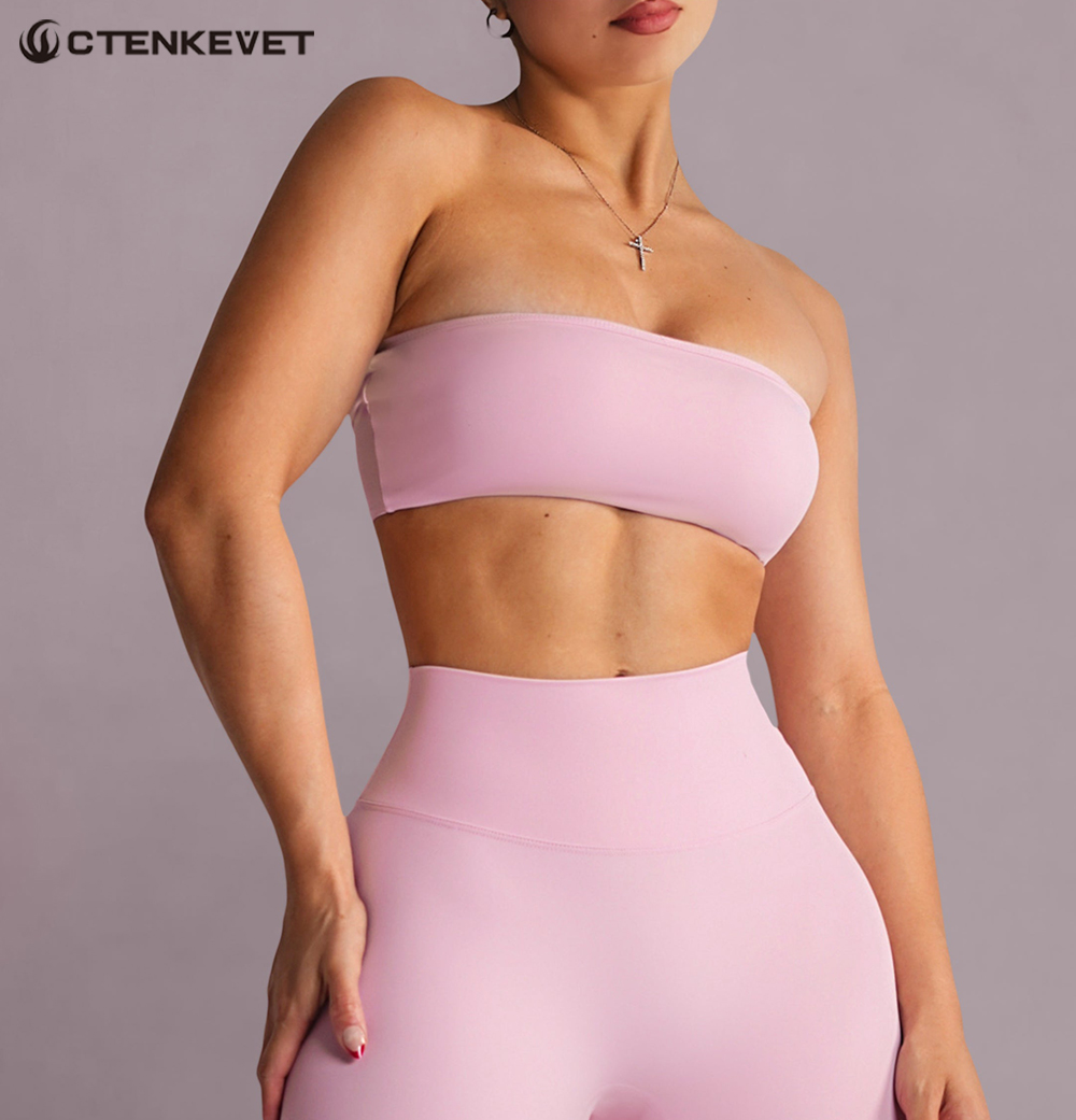 Strapless Sports Bra Gym Crop  - Sports Bra High Impact review and price