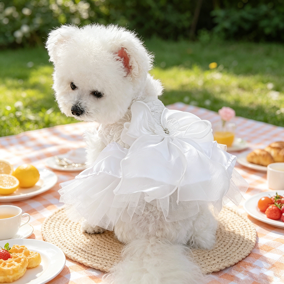 Elegant Lace Bow Pet Dress, Go - Lace Teddy Lingerie review and price