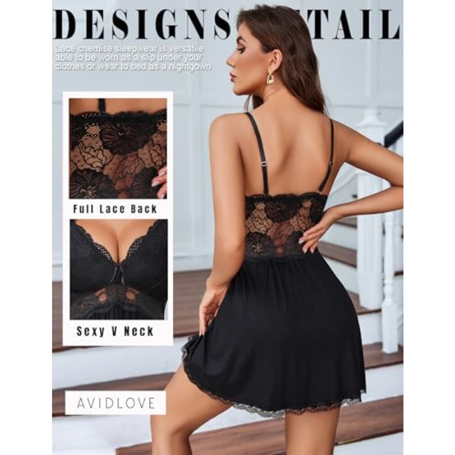 Avidlove Women Chemise Night G - Babydoll Chemise Night review and price