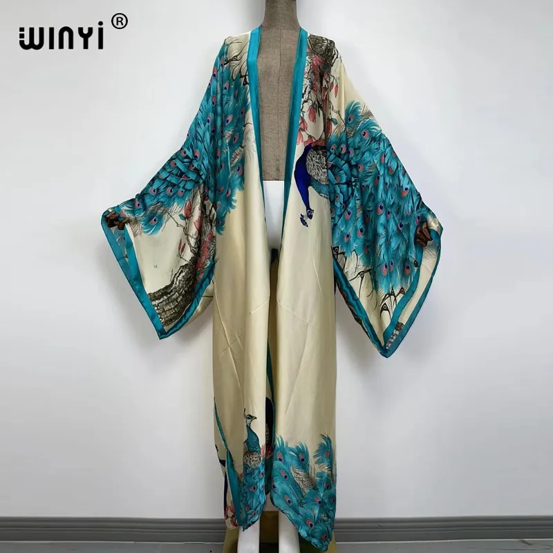 WINYI 2024 Summer Women Cardig - Robe Silk Women review and price