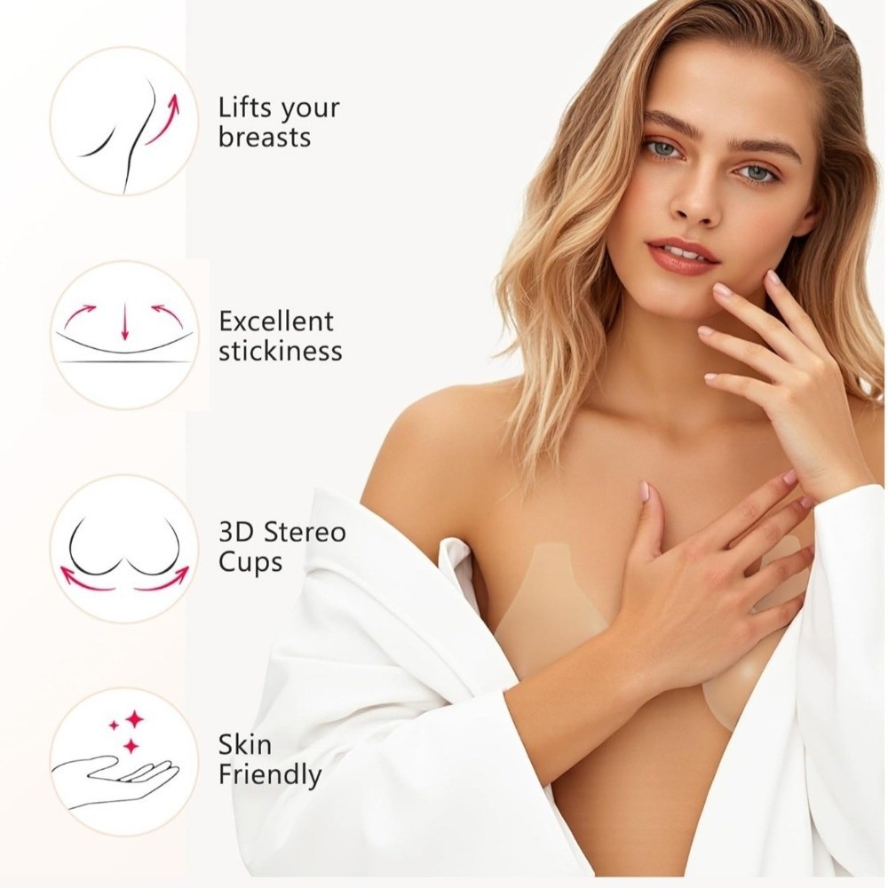 Seamless Silicone Nipple Cover - Silicone Bra Adhesive review and price