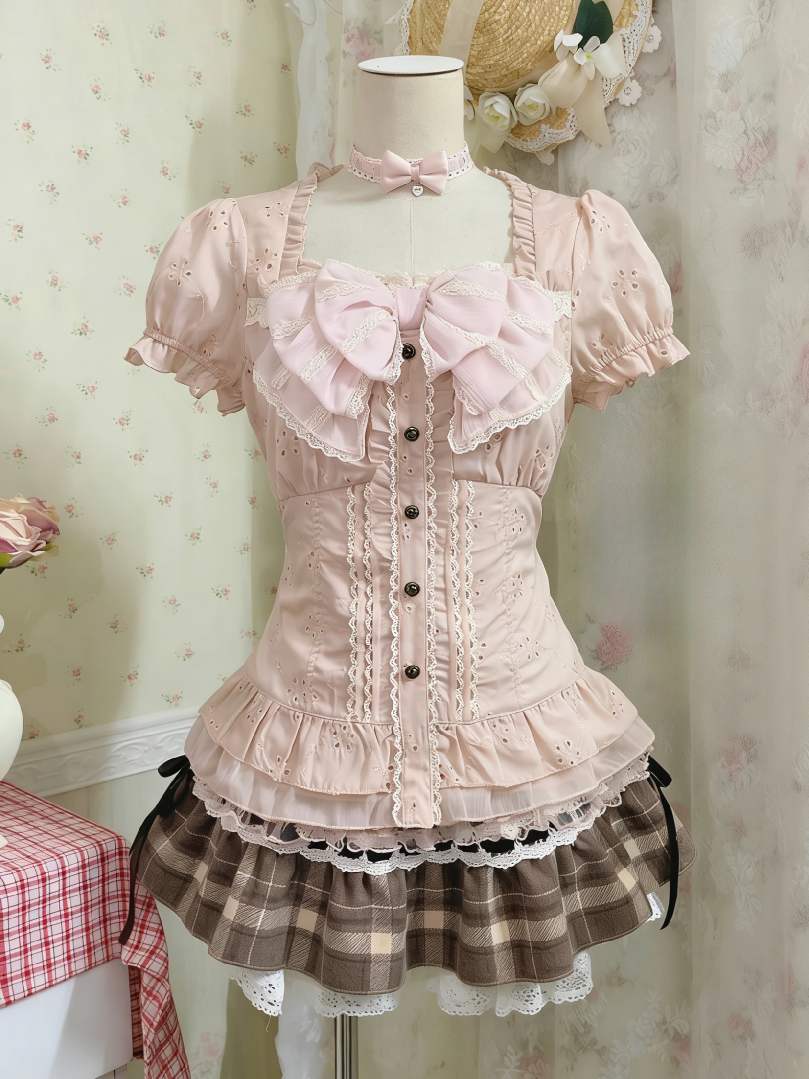 Japanese Sweet Three Piece Set - Cami Top Lace review and price